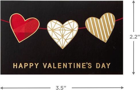 تشكيلة بطاقات Hallmark Mini Valentines Day ، 18 بطاقة مع مظاريف (Foil Hearts) Galentines Day Pack in Saudi Arabia