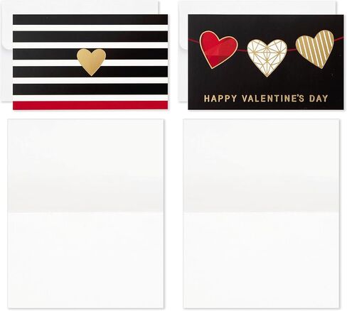 تشكيلة بطاقات Hallmark Mini Valentines Day ، 18 بطاقة مع مظاريف (Foil Hearts) Galentines Day Pack in Saudi Arabia