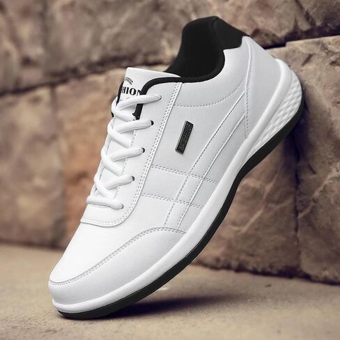 Men's Comfortable PU Walking Sneakers for Sport Travel in Kuwait
