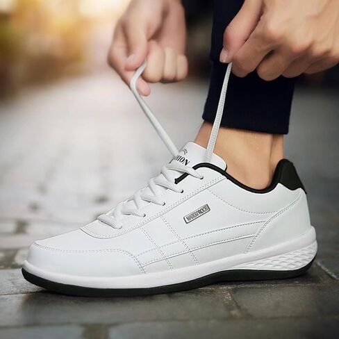 Men's Comfortable PU Walking Sneakers for Sport Travel in Kuwait