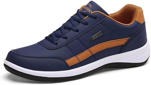 Men's Comfortable PU Walking Sneakers for Sport Travel in Kuwait