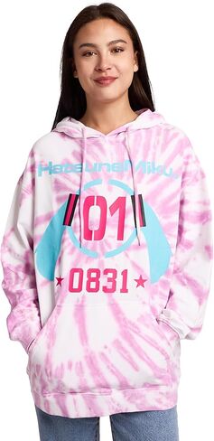 Bioworld Hatsune Miku Bunny Ears Headphones 0831 سترة نسائية أرجوانية بأكمام طويلة وغطاء للرأس من الصوف in Kuwait