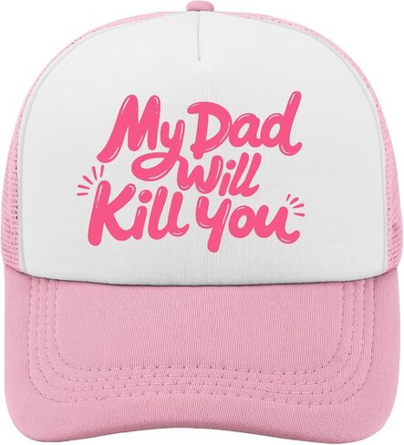My Dads Will Kill You Hat for Men Trendy Washed Distressed Baseball Cap in Saudi Arabia