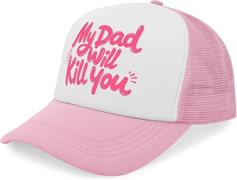 My Dads Will Kill You Hat for Men Trendy Washed Distressed Baseball Cap in Saudi Arabia