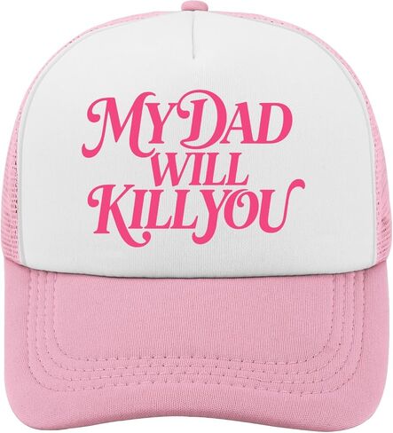 My Dads Will Kill You Hat for Men Trendy Washed Distressed Baseball Cap in Saudi Arabia