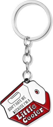 Ouligay Funny Keychain for Women,Cool Gifts for Women Men,Key Chain Accessories,Cute Keychains for Car Keys,Funny Gift for Friends Teachers Classmates Bag Accessories(Little Cooler) in Kuwait