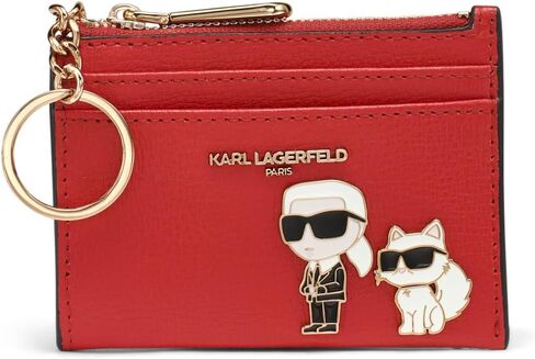 KARL LAGERFELD Paris Choupette SLG Zip Card Holder in Saudi Arabia