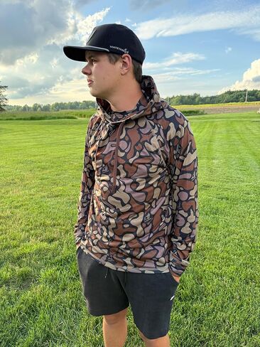 Whitetail Co. Dark Old Camo Lightweight Hoodie in Saudi Arabia