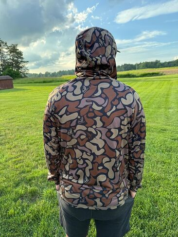 Whitetail Co. Dark Old Camo Lightweight Hoodie in Saudi Arabia