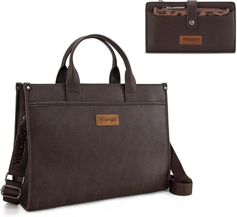 Wrangler Laptop Bag and Leopard Print Wallet Set for Women in Saudi Arabia