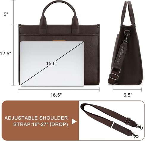 Wrangler Laptop Bag and Leopard Print Wallet Set for Women in Saudi Arabia