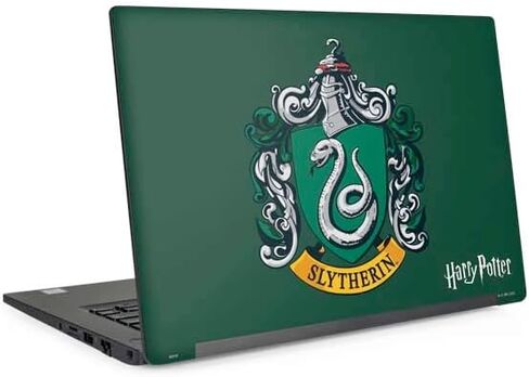 Skinit Decal Laptop Skin Compatible with Latitude 7400 (2020) - Officially Licensed Wizarding World Harry Potter Slytherin House Crest Design in Saudi Arabia