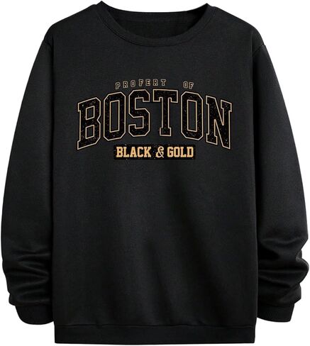 Men's Graphic Sweatshirts Long Sleeve Crew Neck Casual Pullover Tops Fall Clothes in Saudi Arabia