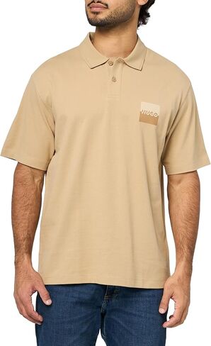HUGO Men's Split Logo Polo Shirt in Saudi Arabia