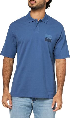HUGO Men's Split Logo Polo Shirt in Saudi Arabia