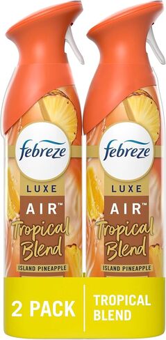 Febreze Air Freshener Spray, Odor-Fighting Room Spray, Vanilla Suede Scent, 8.8oz, 2 Count in Saudi Arabia