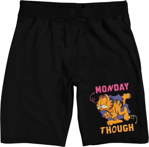 شورت النوم الرجالي ذو الرسومات السوداء من Garfield Monday رغم ذلك in Saudi Arabia