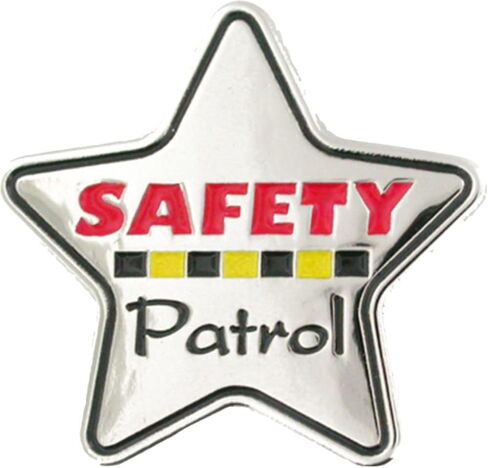 PinMart Safety First المينا دبوس طية صدر السترة - دبابيس رائعة لحقائب الظهر والحقائب والقبعات والحبال والسترات - شارة التوعية بالسلامة للعمل أو المدرسة أو الأحداث أو هواة الجمع in Saudi Arabia