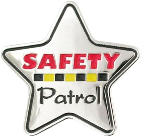 PinMart Safety First المينا دبوس طية صدر السترة - دبابيس رائعة لحقائب الظهر والحقائب والقبعات والحبال والسترات - شارة التوعية بالسلامة للعمل أو المدرسة أو الأحداث أو هواة الجمع in Saudi Arabia