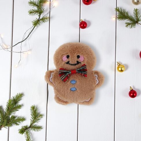 Generic 1 Pcs Christmas Brooches Christmas Bears Plush Brown 10x8.5cm in Saudi Arabia