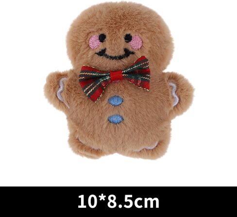 Generic 1 Pcs Christmas Brooches Christmas Bears Plush Brown 10x8.5cm in Saudi Arabia