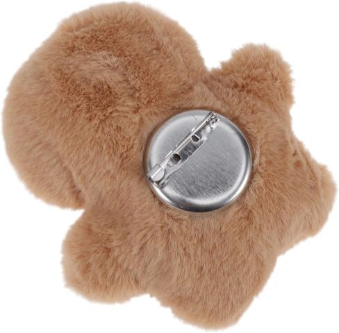 Generic 1 Pcs Christmas Brooches Christmas Bears Plush Brown 10x8.5cm in Saudi Arabia