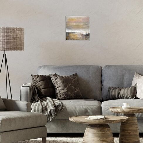 Stupell Industries Neutral Earthy Abstract Landscape Wall Plaque Art, design by Karen Hale, 12 x 12 in Saudi Arabia