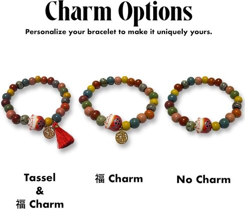 Japanese Bracelet Custom Gift for Japanese Lover Anime Lucky Cat Pendant Maneki Neko Jewelry Charms Kawaii Gift for Women Men Japanese Gifts in Saudi Arabia