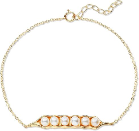 EVE'S ADDICTION 6 Peas in a Pod Simulated Pearl Bracelet - Gifts for Mom in Saudi Arabia