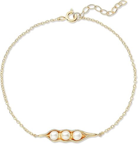EVE'S ADDICTION 6 Peas in a Pod Simulated Pearl Bracelet - Gifts for Mom in Saudi Arabia