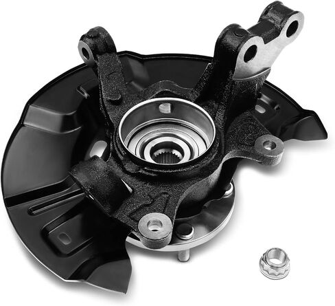 A-Premium Front Right Steering Knuckle & Wheel Bearing Hub Assembly Compatible with Toyota Matrix 2009 2010 2011 2012 2013, 2.4L, AWD, Passenger Side in Kuwait