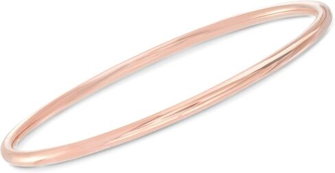 Ross-Simons Italian 22kt Rose Gold Over Sterling Jewelry Set: 3 Polished Bangle Bracelets in Saudi Arabia