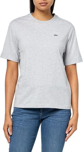 Lacoste Womens Relaxed Fit Cotton T-Shirt in Saudi Arabia