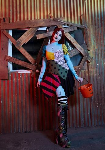 زي Dolls Kill Nightmare Sally Rag Doll - زي الهالوين الملون من Trickz N' Treatz in Kuwait