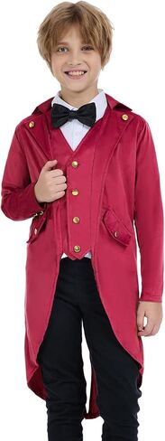 Steampunk Coat Tailcoat,Medieval Clothing Costume,Halloween Renaissance Vampire Costumes in Saudi Arabia