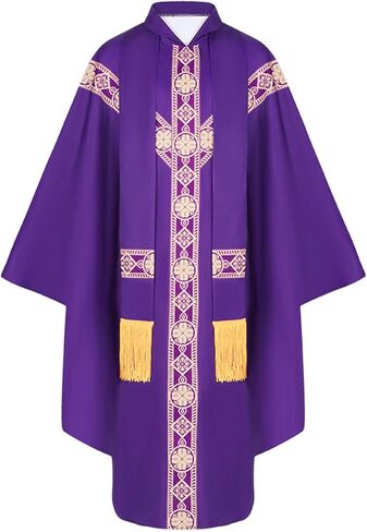Church Catholic Priest Unisex Priest Costume with Stole Chasuble for Catholic Priests Clergy Robes for Men in Saudi Arabia