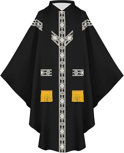 Church Catholic Priest Unisex Priest Costume with Stole Chasuble for Catholic Priests Clergy Robes for Men in Saudi Arabia