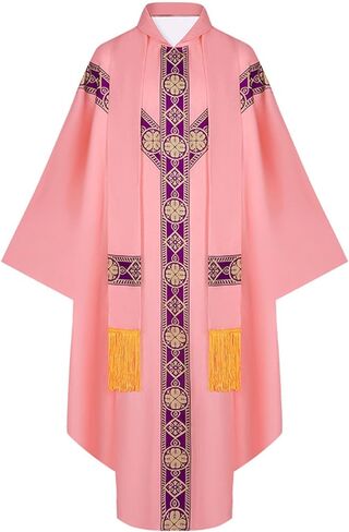 Church Catholic Priest Unisex Priest Costume with Stole Chasuble for Catholic Priests Clergy Robes for Men in Saudi Arabia