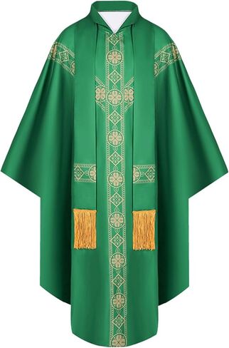 Church Catholic Priest Unisex Priest Costume with Stole Chasuble for Catholic Priests Clergy Robes for Men in Saudi Arabia