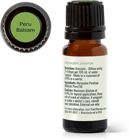 Plant Therapy Peru Balsam Essential Oil 10 mL (1/3 oz) 100% Pure, Undiluted, Therapeutic Grade in Saudi Arabia