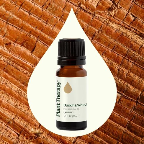 Plant Therapy Buddha Wood Essential Oil 10 mL (1/3 oz) 100% Pure, Undiluted, Therapeutic Grade in Saudi Arabia