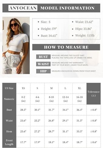 Women's Multi-Pack Short Sleeve Round Neck T-Shirt - Basic Slim Fit Knit Crop Tops in Saudi Arabia