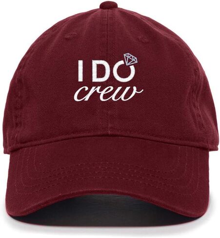 Tech Design I Do Crew Baseball Cap Embroidered Cotton Adjustable Dad Hat in Saudi Arabia