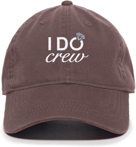 Tech Design I Do Crew Baseball Cap Embroidered Cotton Adjustable Dad Hat in Saudi Arabia