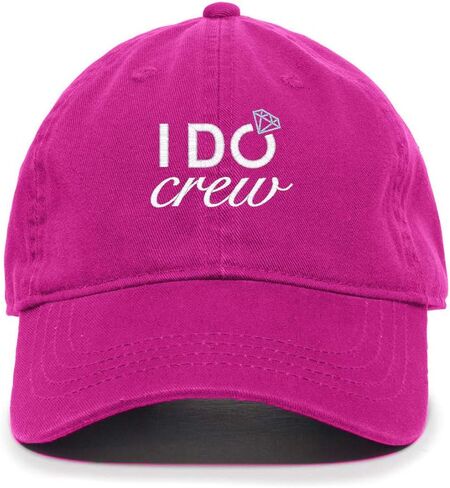 Tech Design I Do Crew Baseball Cap Embroidered Cotton Adjustable Dad Hat in Saudi Arabia