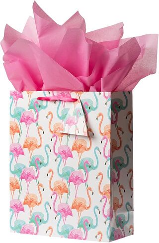 Bobobag 13" Large Gift Bag with Tissue Paper for Girls happy Birthday gift bags (Unicorn) in Kuwait