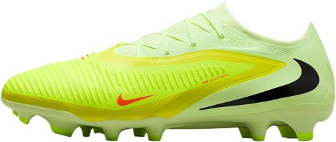 Nike Phantom 6 Low Pro Firm-Ground Soccer Cleats (Hyper Crimson/Limelight/Black) in Saudi Arabia