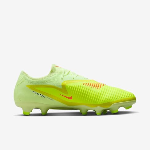 Nike Phantom 6 Low Pro Firm-Ground Soccer Cleats (Hyper Crimson/Limelight/Black) in Saudi Arabia