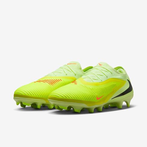 Nike Phantom 6 Low Pro Firm-Ground Soccer Cleats (Hyper Crimson/Limelight/Black) in Saudi Arabia