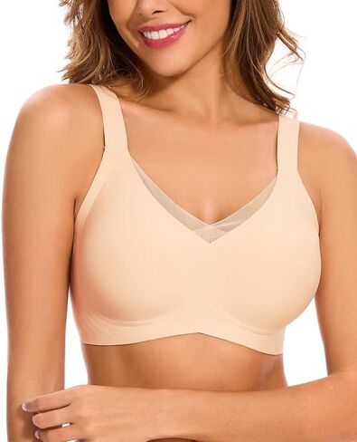 حمالات صدر نسائية لاسلكية بدون خياطة بدون سلك على شكل حرف V حمالات صدر رافعة للأعلى تغطية كاملة حمالة صدر تي شيرت قابلة للتعديل in Kuwait